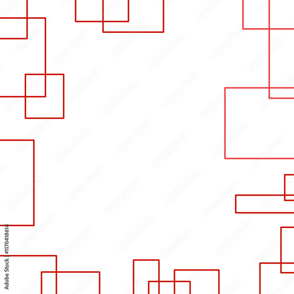 Aufkleber design element line red frame blank transparent png