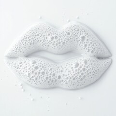 Fototapeta premium White Object with Bubbles Close Up