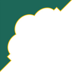 islamic corner decoration