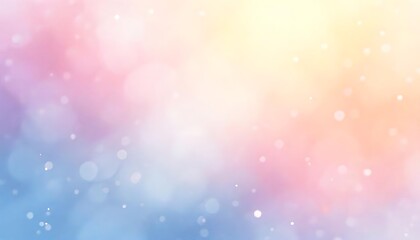 Fototapeta premium Pastel Bokeh: Dreamy Soft Light Abstract Background