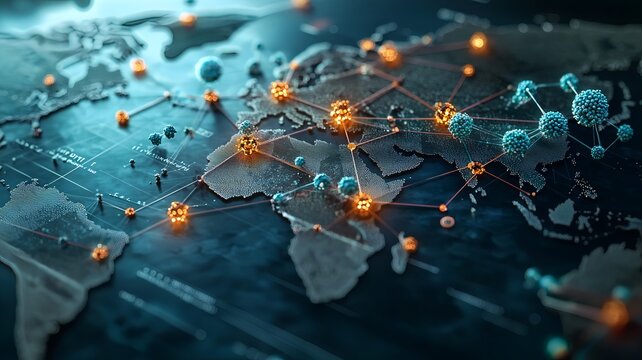 A captivating visualization of quantum enhanced pandemic outbreak forecasting