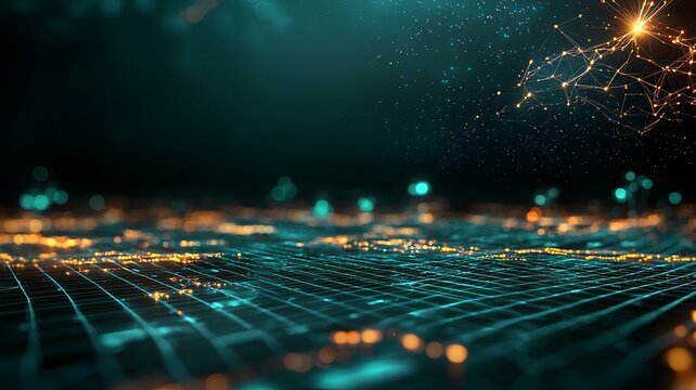 Quantum Enhanced Energy Consumption Forecast Visualized with Holographic Grids and Glowing Data Streams A Futuristic Representation of Intelligent Analytics and Sustainable Technology Advancements