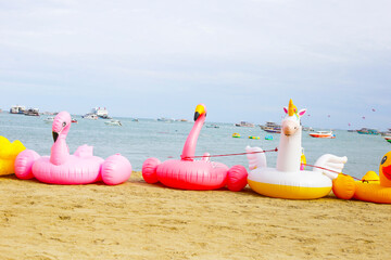 Pattaya beach, Thailand. Summer concept