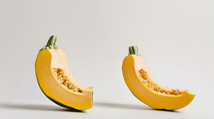 Squash isolated on white background