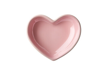 pink heart shaped dish, perfect for serving snacks or decorative purposes, adds charming touch to any table setting. Its glossy finish enhances its appeal and makes it delightful addition