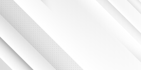 white and grey abstract diagonal lines modern corporate flyer, poster, banner, brochure, cover background