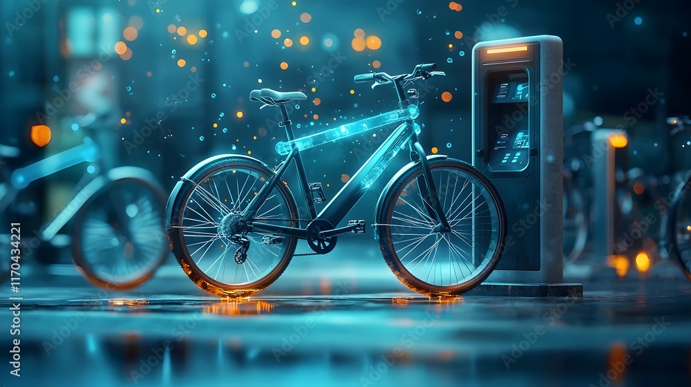 Poster quantum enhanced simulation of bicycle sharing in glowing urban hubs with dynamic availability updat