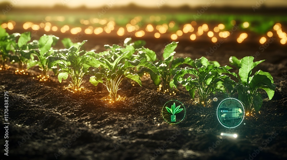Poster a dynamic representation of a quantum computing system managing crop rotation in smart farming with 