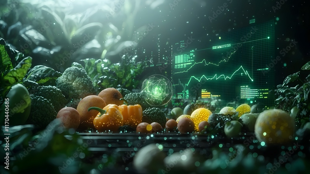Poster dynamic holographic simulation of quantum computing technology predicting market trends and demand c