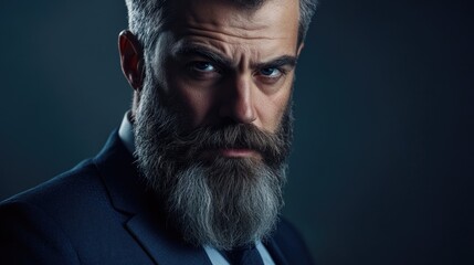 Fototapeta premium Businessman with beard