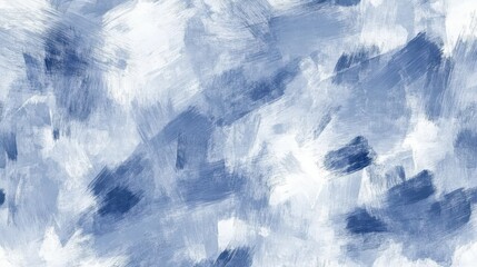 Obraz premium Soft pencil strokes and translucent brushstrokes create an artistic blue abstract pattern in a serene setting