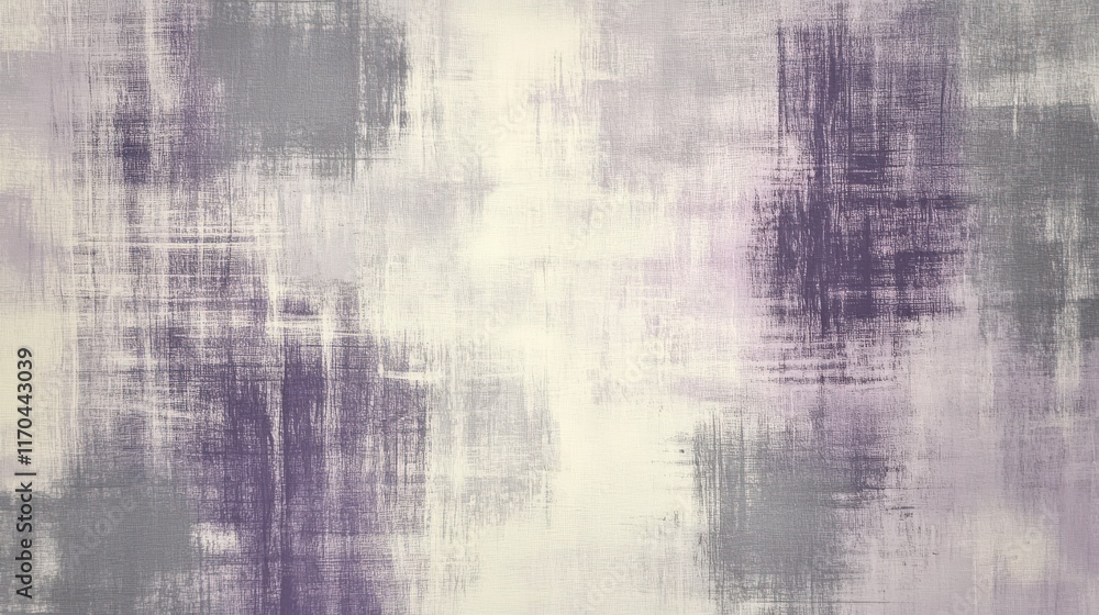 Aufkleber Soft pencil strokes create muted patterns on a textured surface in gentle hues