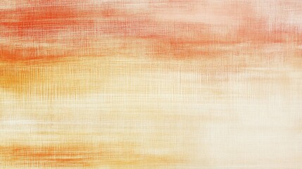 Smooth horizontal bands of color blend seamlessly from warm hues to soft tones during a tranquil sunrise in a calm environment