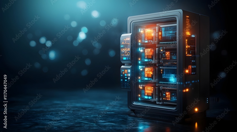 Aufkleber cutting edge futuristic vaccine storage and delivery system enhanced by quantum computing showcasing