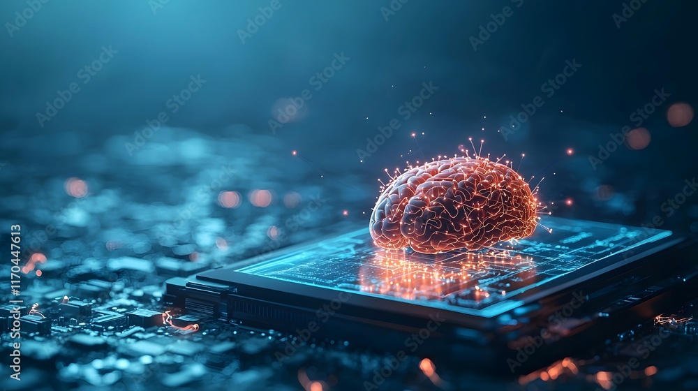 Poster Quantum Computing Brain Scan Interface for Precision Neurosurgery with Glowing Neural Pathways and Surgical Overlays