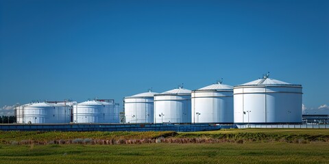 Obraz premium oil storage tanks