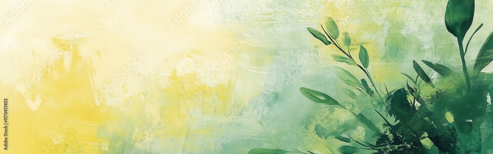 Poster soft green textured background with organic elements and subtle light variations for artistic use