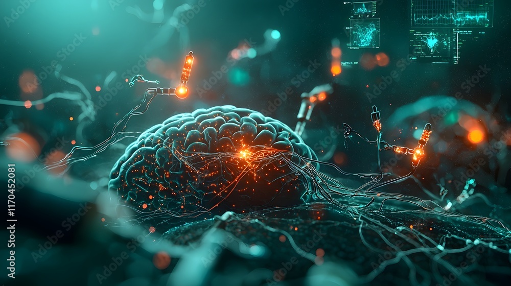 Poster quantum computing simulation of brain wave activity and neuron responses during neurosurgical proced