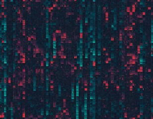 pixel pattern of a digital glitch, abstract background