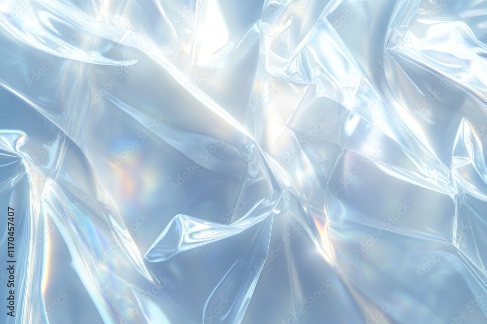 Poster light refraction and reflection with flare background