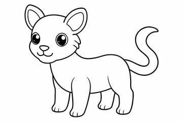 Cute Baby Animal Coloring Book Cover for Kids