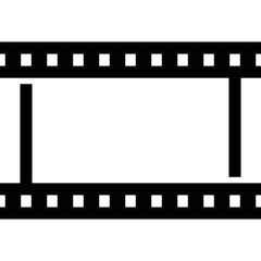 simple vector icon film reel