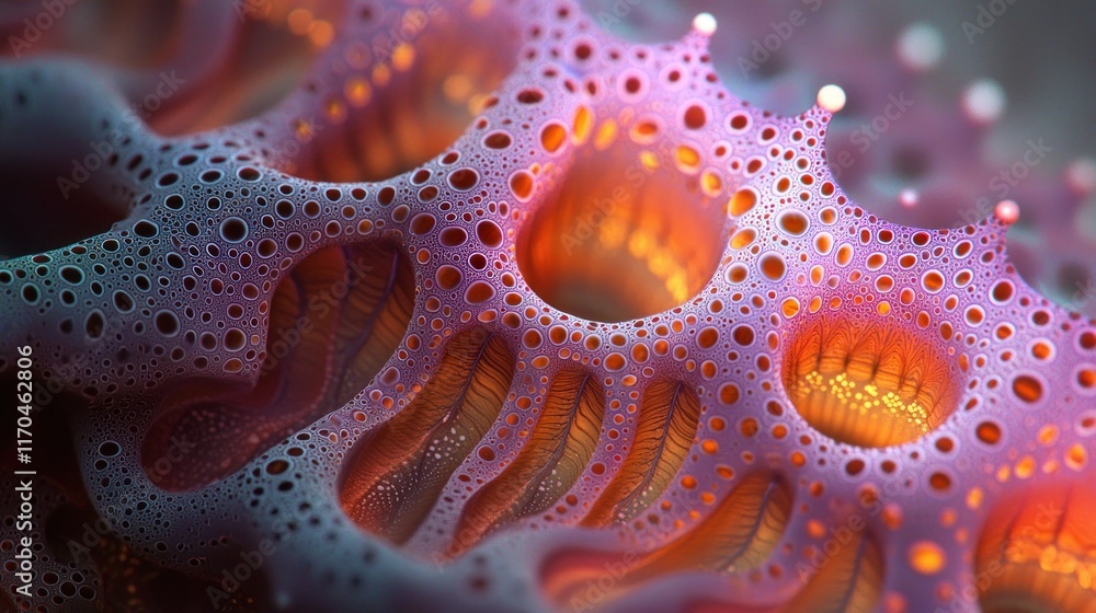 Aufkleber abstract fractal artwork: a mesmerizing digital creation showcasing intricate, organic patterns and 