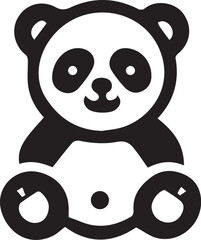 Panda, Panda icon,panda, bear, animal, cartoon, illustration, vector, baby, character, zoo, fun, wildlife, mammal, cute, china, wild, black, icon, teddy, art, toy, funny, bamboo, child, face