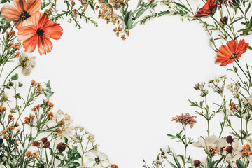 Elegant wedding invitation card background vector. Minimal hand painted botanical flowers texture template background. Design for wedding, vip cover, poster, rsvp moderncard.Valentine's Day