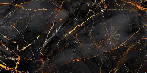 Surface abstract black and gold marble pattern at the marble stone floor texture background