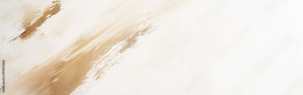 Poster abstract white background with muted tones and soft brush strokes creating a calming visual effect i