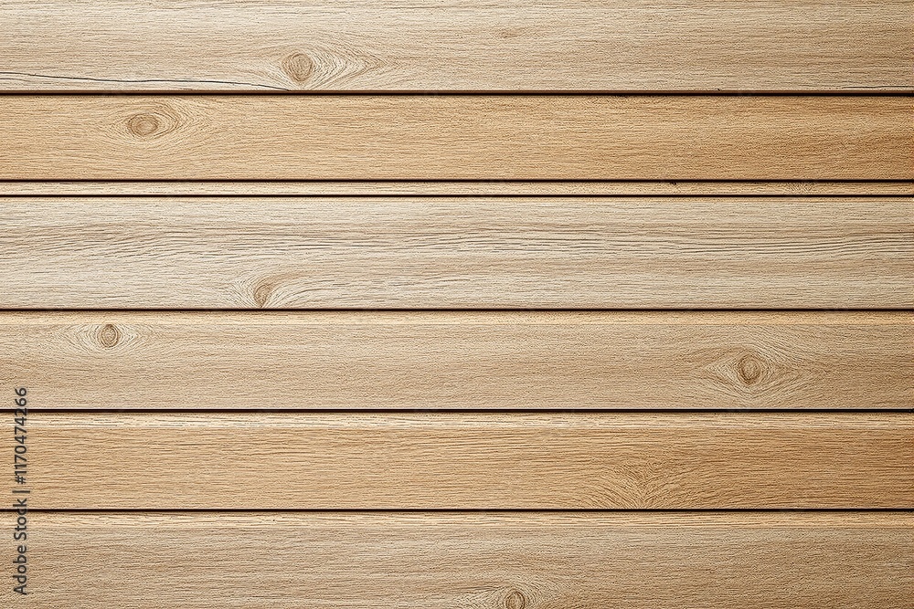 Poster light wooden planks with natural wood grain texture, aligned horizontally on a neutral background. c