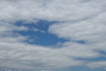 blue sky with clouds