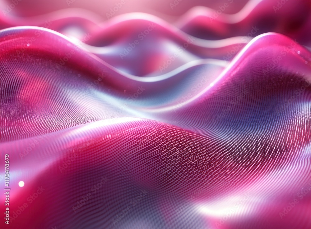 Poster Pink Fancy Pop Frame Background Abstract Checkered Pattern Digital Art