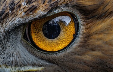 Beautiful Close-Up of a Golden Eagle with Attention to Detail
