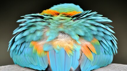 Fototapeta premium Stunning Bird Feathers Closeup