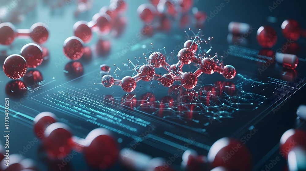 Poster quantum computing platform optimizing drug delivery mechanisms with dynamic interactive 3d holograms