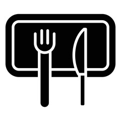 Wooden Tableware Icon