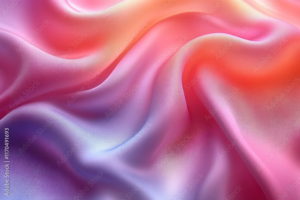 Aufkleber smooth glossy background with soft pastel silk fabric