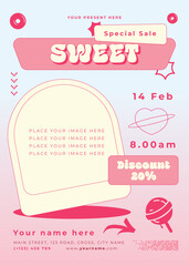 Obraz premium Bakery Sale Flyer