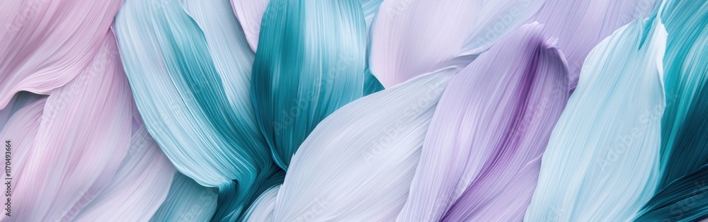 Poster soft pencil strokes create calming abstract patterns in muted pastel colors captured in artistic com