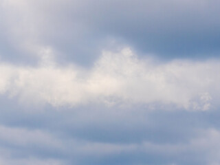 Fototapeta premium 12月の冬の白い雲01