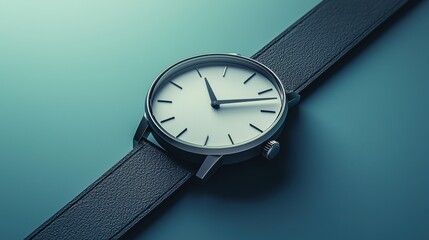 Elegant Wristwatch: Minimalist Design, Timepiece Precision