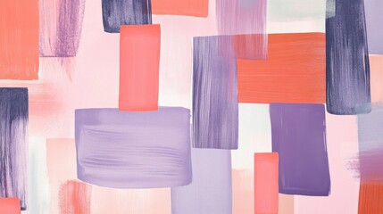 Naklejka premium Colorful minimalist pencil strokes create a vibrant abstract composition with soft hues