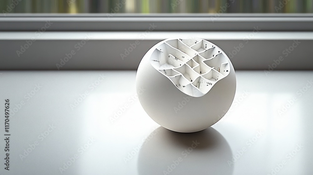 Aufkleber minimalist 3d round cornered white icon on gray background with clean lines and simple design