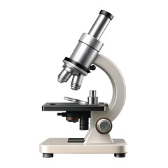 Microscope isolated on transparent background