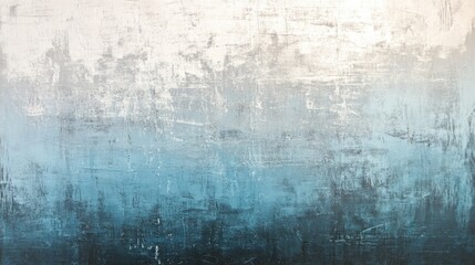 Obraz premium Textured metal surface with a gradient of blue and silver tones, creating a visually striking abstract pattern