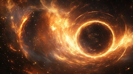 Abstract background of glowing particles. luminous swirling. Elegant glowing circle