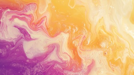 Abstract Swirling Paint Texture in Warm Hues