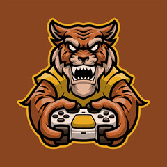 Tiger Animal Mascot Vector Illustration is perfect for your brand business